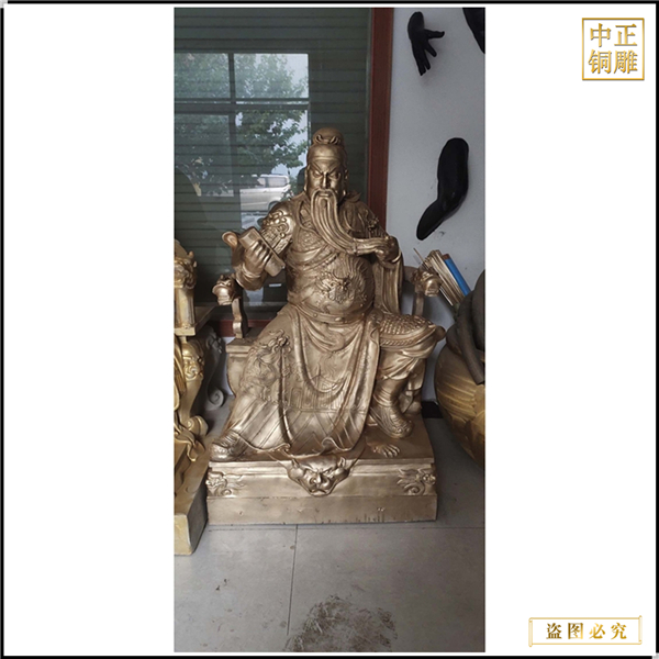彩繪純銅關(guān)公制作廠(chǎng)家
